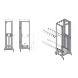 30kg lift conveyor unit for small load pallet transfer system with compact design