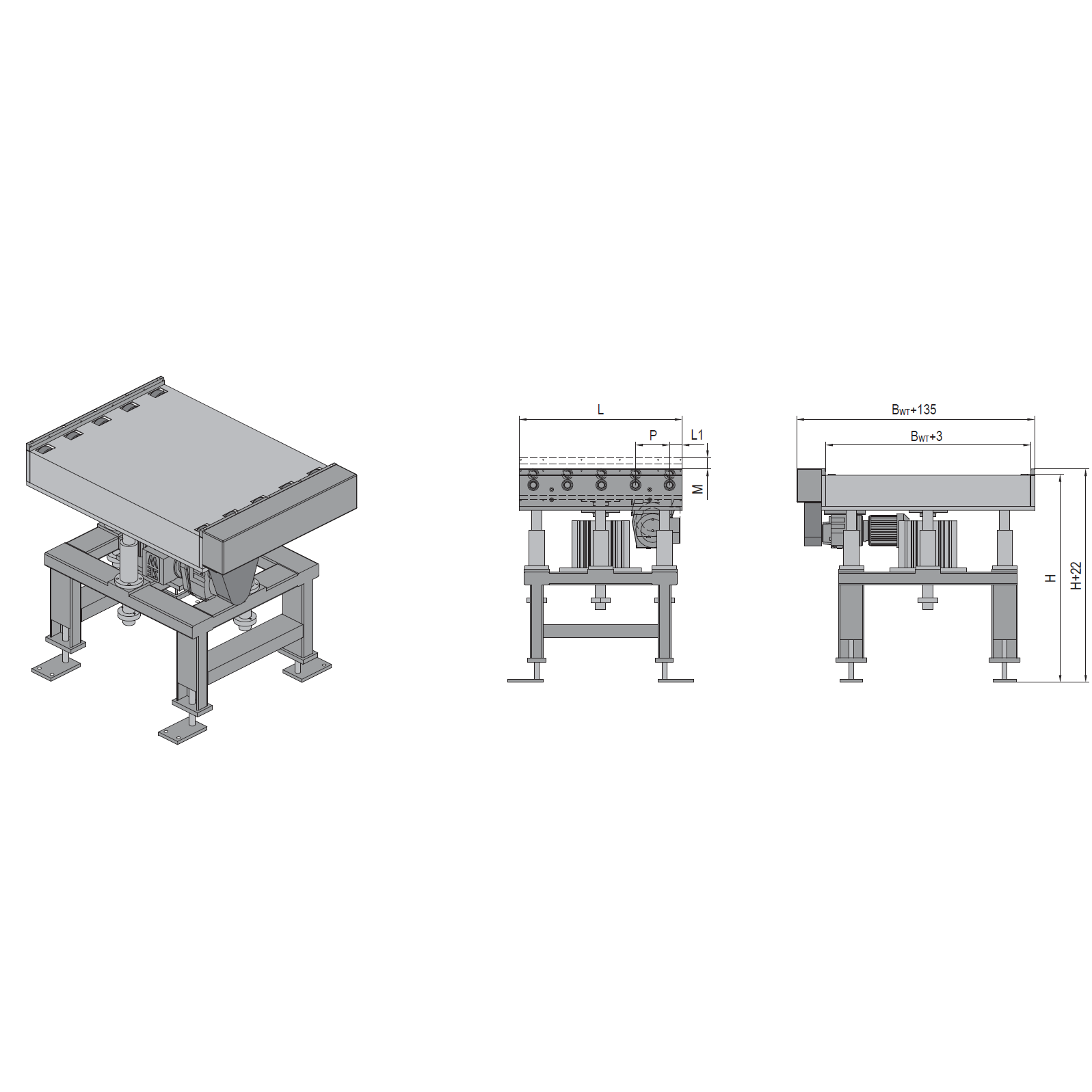 600kg Lift and Transfer Conveyor Unit for Pallet System | YUTUO - 图片 2