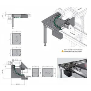 90º Round Belt Curve (slave driven)