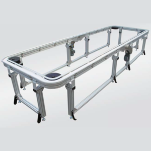 Conveyor with aluminum structure