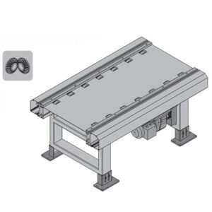 PCS5-BG1 cantilever pallet conveyor with bevel gear drive