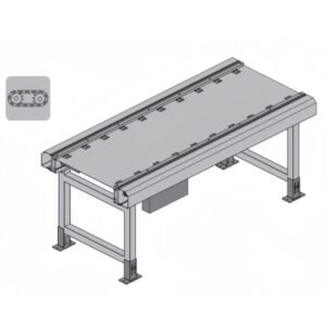 PCS5-CH1 cantilever pallet conveyor with chain drive