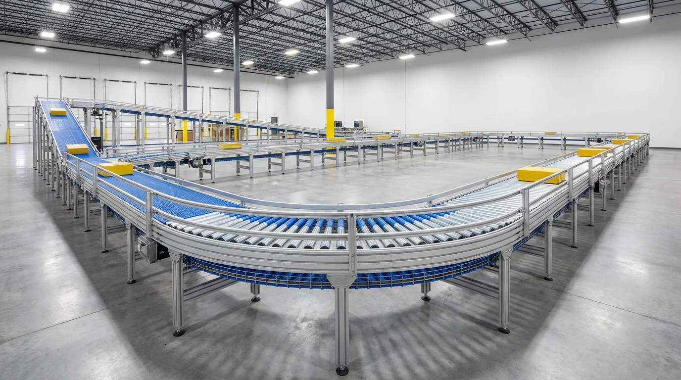 Customized Automated Conveyor System with Modular Belts